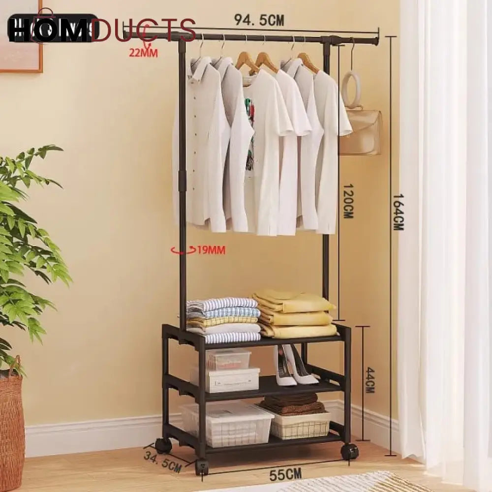 3 Layer Attachable Cloth Rack