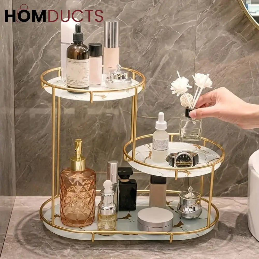 3 Layer Luxury Cosmetic Organizer