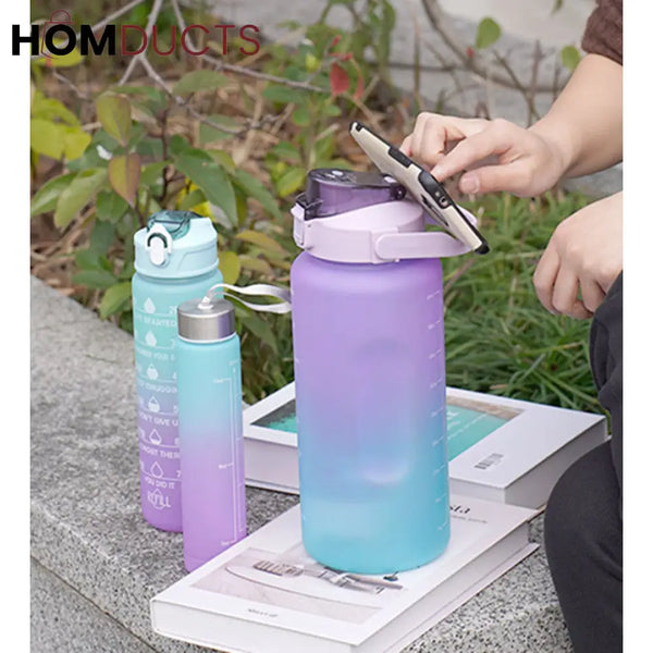 3 Pcs Sports Water Bottle Set