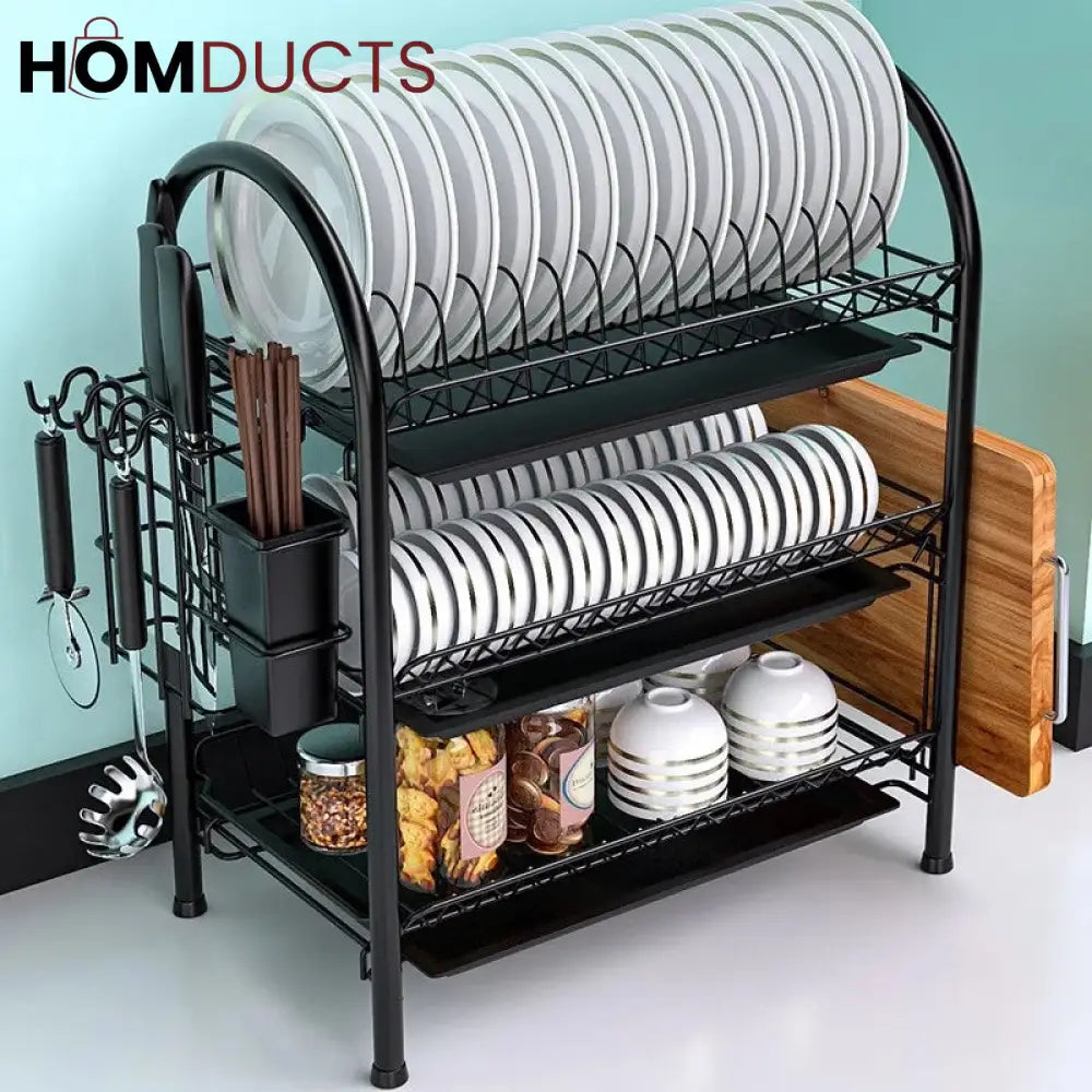 3 Tier Dish Drying Rack