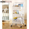 3 Tier Metal Cart With Wheels