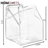300ml Microwave-Safe Square Glass Milk Cup - Japanese-Style Kitchenware