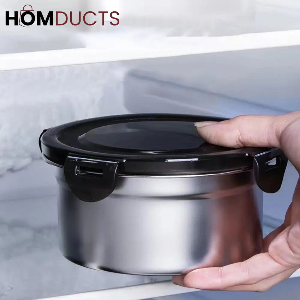 304 Stainless Steel Airtight Food Storage Containers for Kitchen - Leak-Proof & Durable