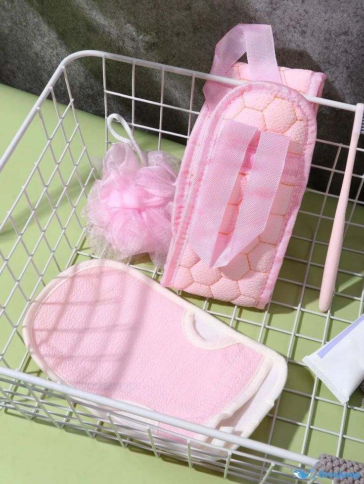 Luxury Exfoliating Bath Set – Back Scrubber, Loofah & Body Glove