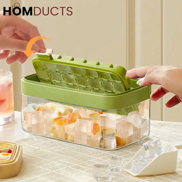 32Grid Silicone Ice Mold With Storage Box