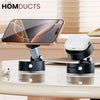 360° Magnetic Phone Holder with Auto-Tracking Rotation – Strong Magnetic Suction Mount for Desk & Tabletop Use