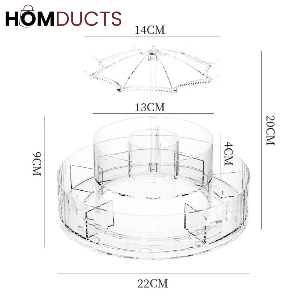 360 Rotating Cosmetic Storage Organizer J & C