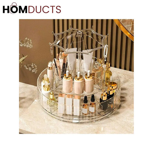 360 Rotating Cosmetic Storage Organizer J & C Organizer