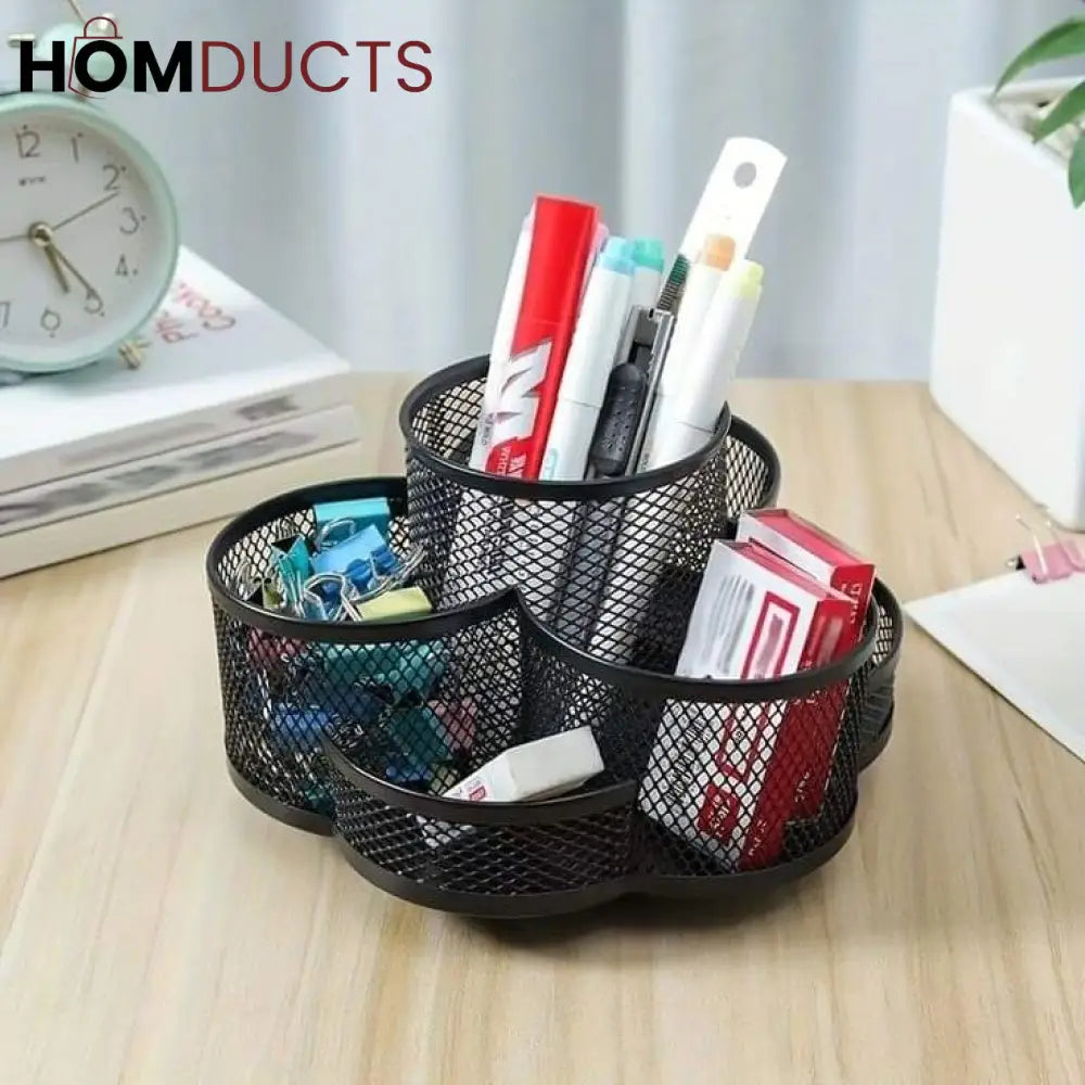 360 Rotating Desktop Iron Organizer