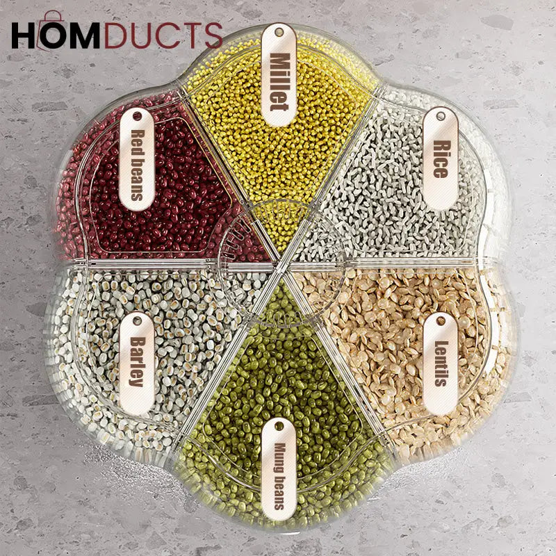 360° Rotating Grain And Cereal Dispenser