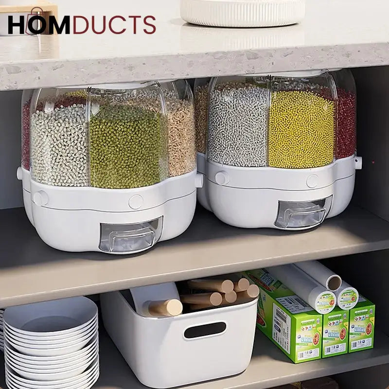 360° Rotating Grain And Cereal Dispenser