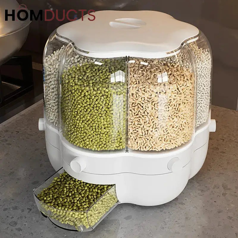 360° Rotating Grain And Cereal Dispenser 6Kg