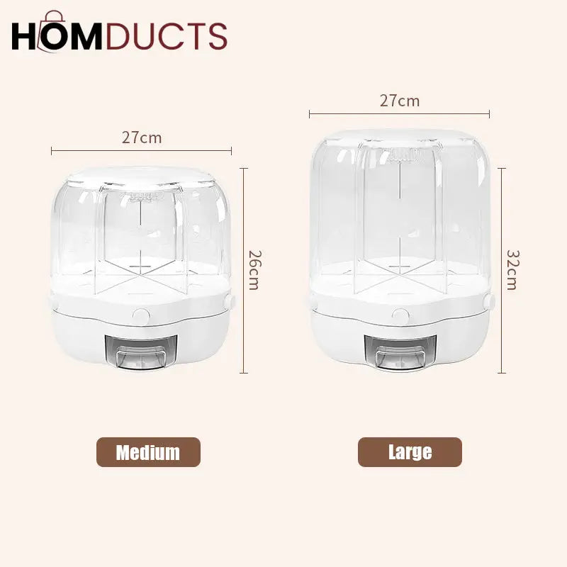 360° Rotating Grain And Cereal Dispenser