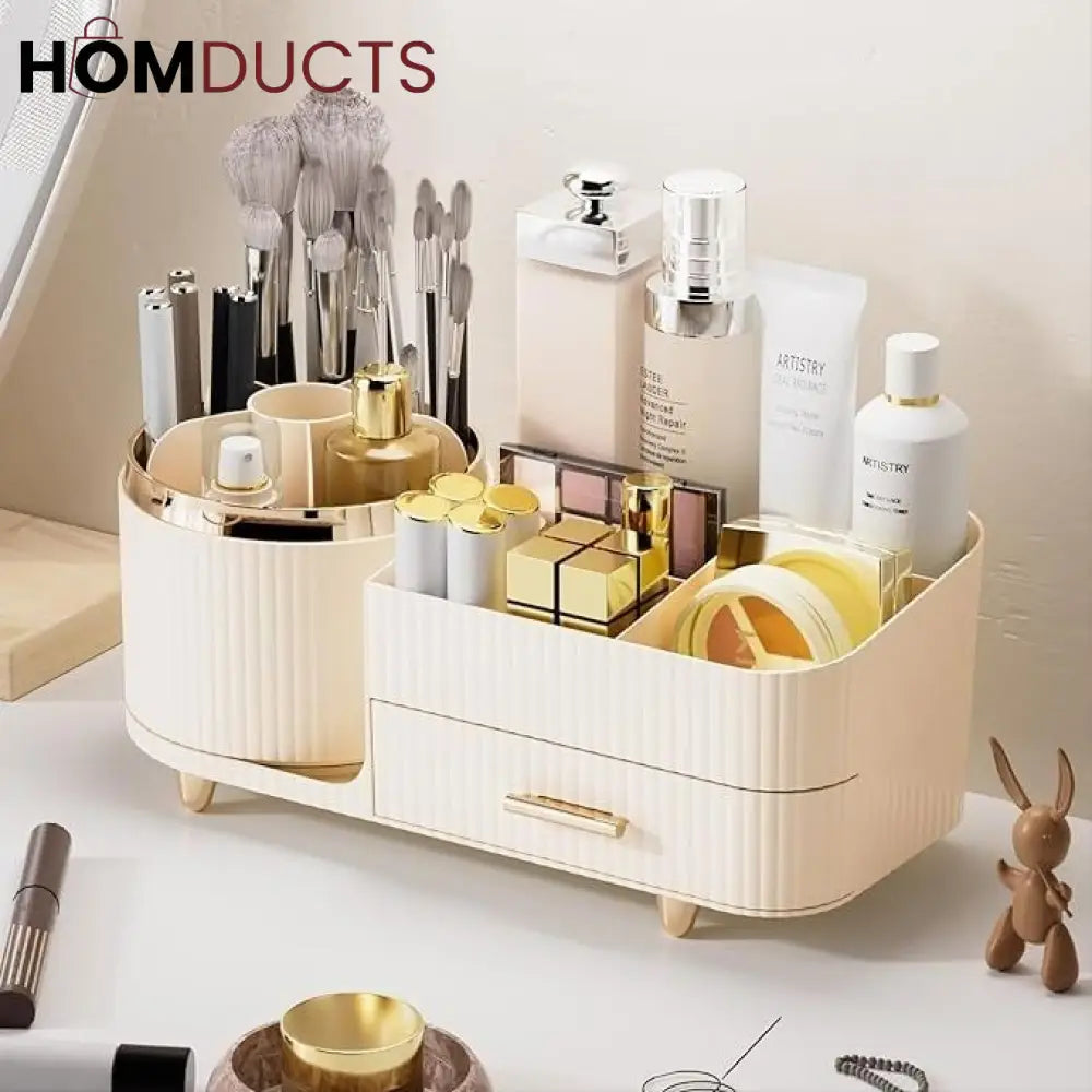 360 Rotating Brush And Cosmetic Organizer J & C