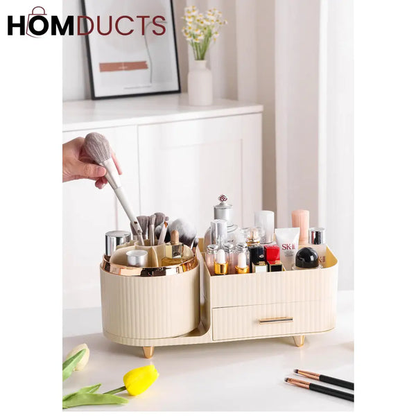 360 Rotating Brush And Cosmetic Organizer J & C