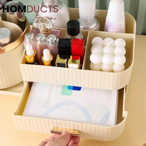 360 Rotating Brush And Cosmetic Organizer J & C