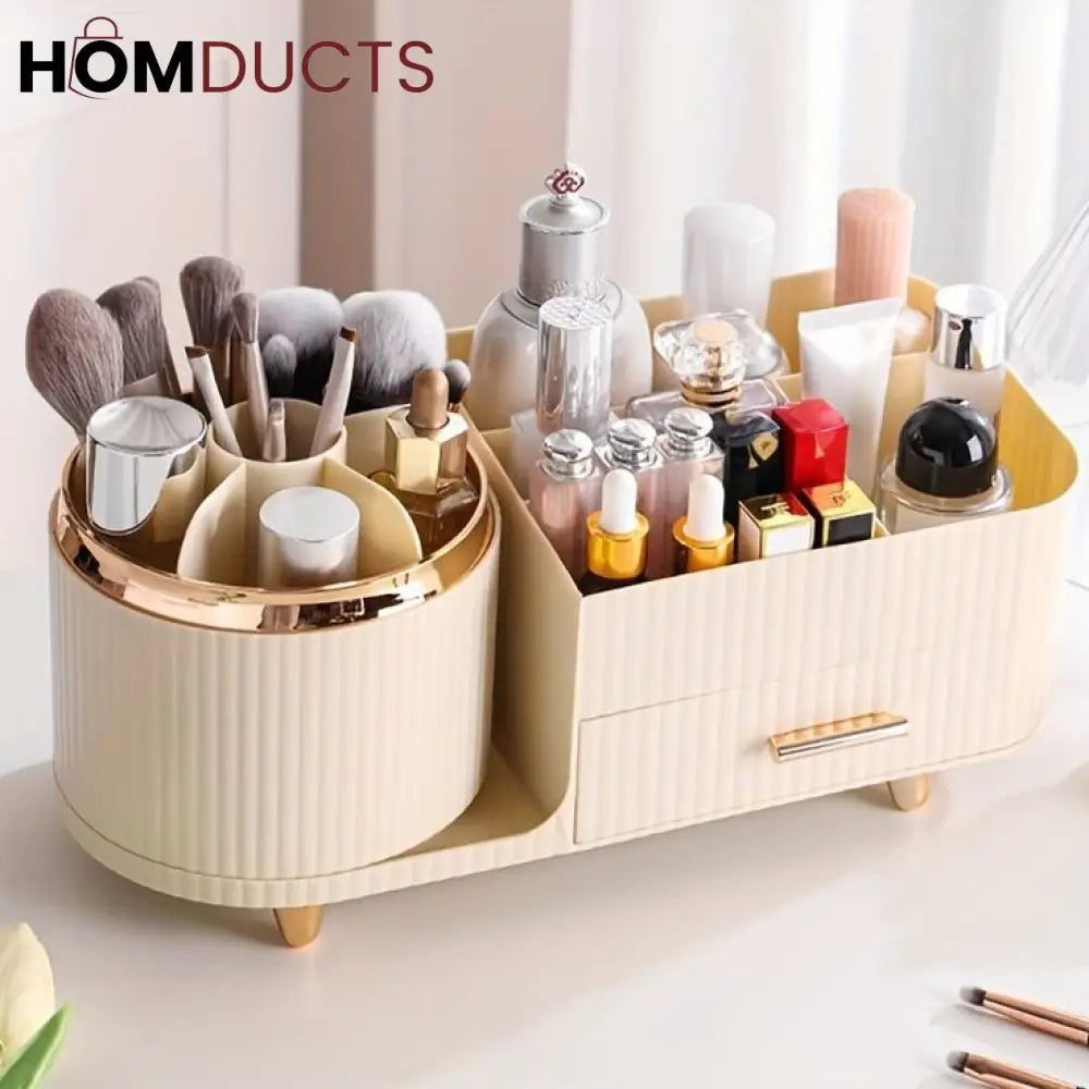 360 Rotating Brush And Cosmetic Organizer J & C