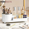 360° Rotating Makeup Organizer: Maximize Space & Find Your Beauty Essentials!
