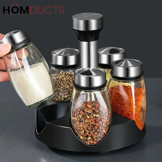 360 Rotating Spice Jar Set