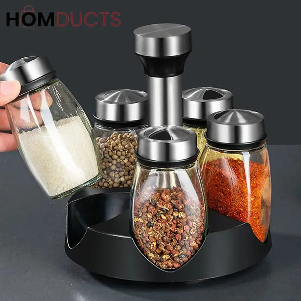 360 Rotating Spice Jar Set
