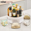 360° Rotating Spice Rack Organizer with Pull-Out Drawers – Kitchen Condiment and Seasoning Storage Carousel