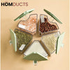 360 Rotating Spice Rack With Storage Tray