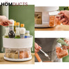 360 Rotating Spice Rack With Storage Tray
