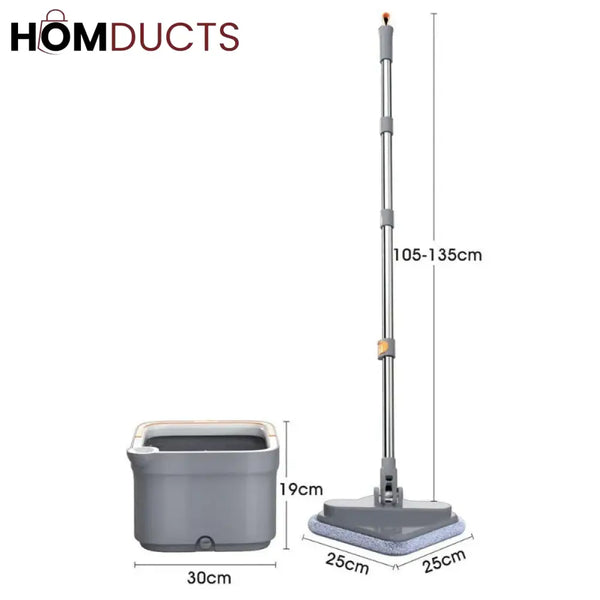 360° Rotating Spin Mop With Bucket