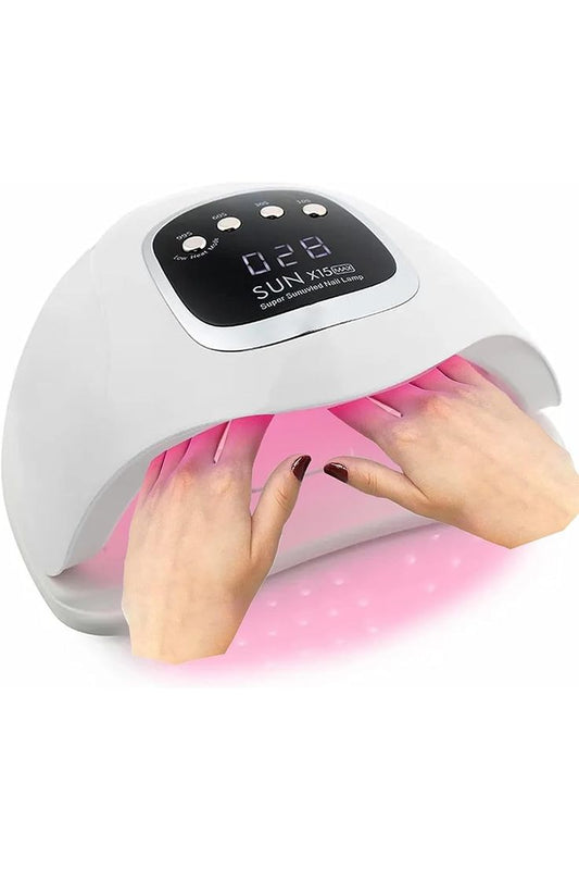 SUN X15 MAX Intelligent Infrared Sensing UV LED Nail Dryer – Fast Dry Gel Nail Dryer for Manicure and Pedicure