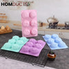 3D Flower Shape Silicone Soap Mold