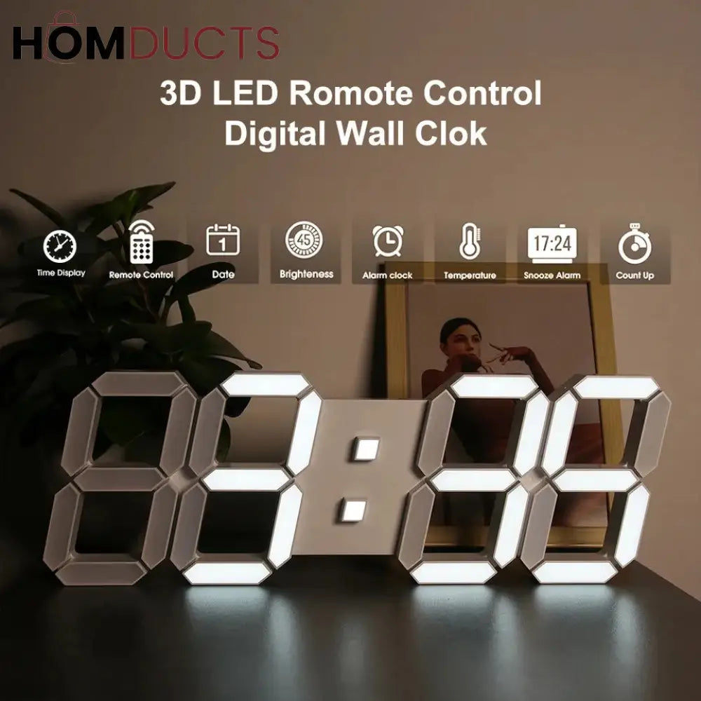 3D Led Digital Clock