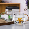 3D Transparent Heat Resistant Glass Cup