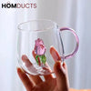 3D Transparent Heat Resistant Glass Cup