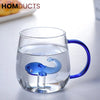 3D Transparent Heat Resistant Glass Cup