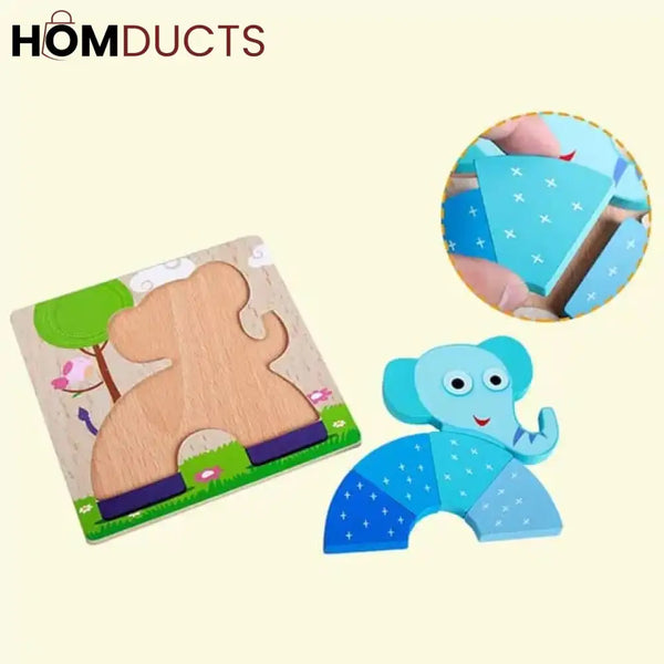 3D Wooden Puzzle Jigsaw Board