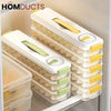 3Layer Space Saving Dumpling Storage Box