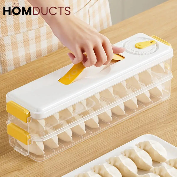 3Layer Space Saving Dumpling Storage Box