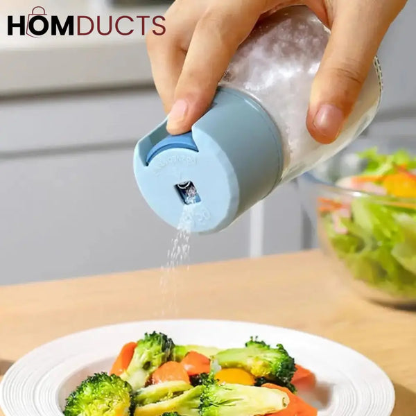 3Pcs Auto Press Push Seasoning Bottles