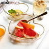 3Pcs Heart Shape Acrylic Bowl Set