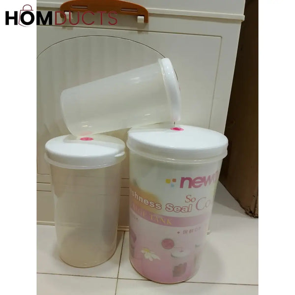 3Pcs Plastic Airtight Jar Set