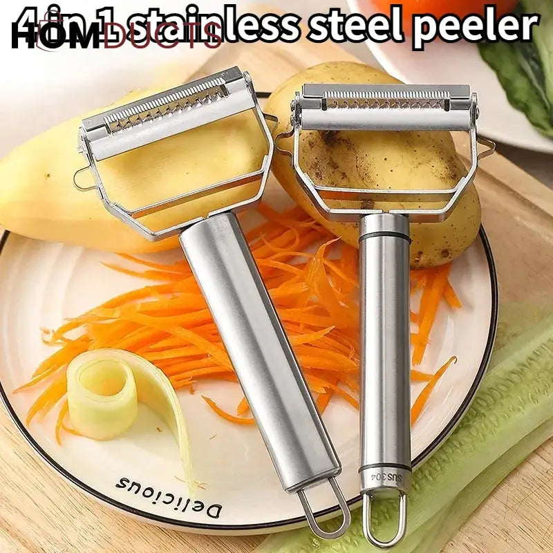 3Pcs Stainless Steel Peelar