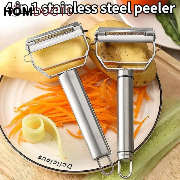 3Pcs Stainless Steel Peelar