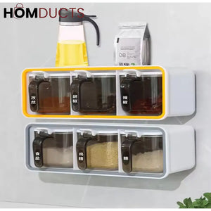 3Pcs Wall Sticking Masala Box