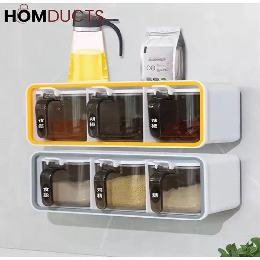 3Pcs Wall Sticking Masala Box