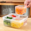 4 Compartment Refrigerator Storage Box