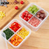 4 Compartment Refrigerator Storage Box