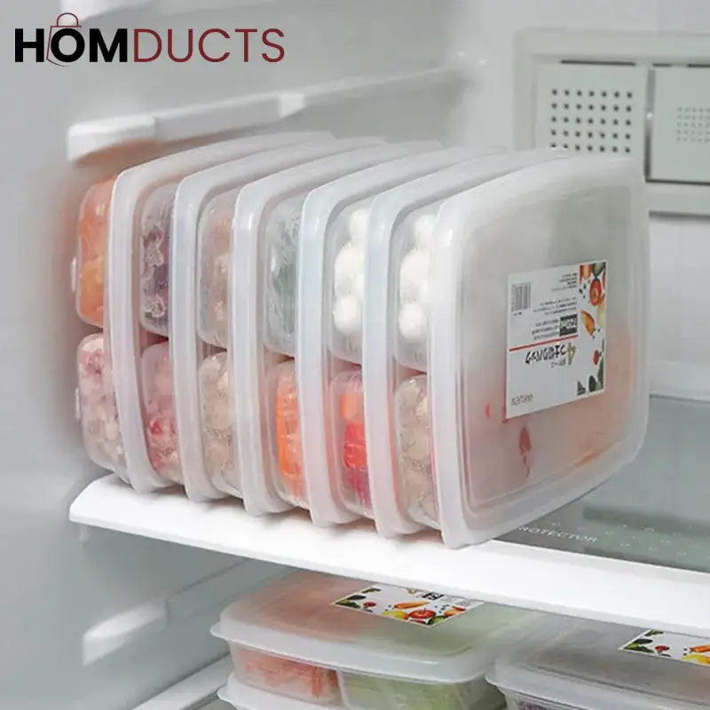 4 Grid Food Storage Box