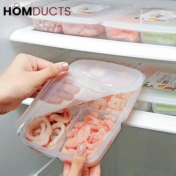 4 Grid Food Storage Box
