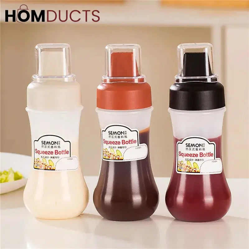 4 Hole Squeeze Sauce Bottle