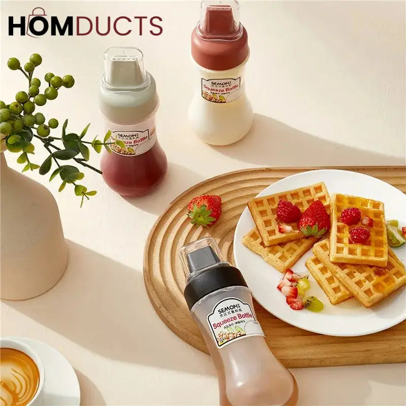 4 Hole Squeeze Sauce Bottle